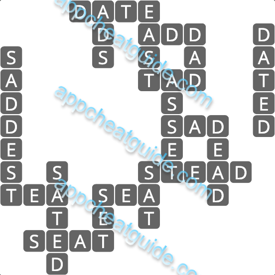 Wordscapes 10051 Crest 4 3 Master answer image answer