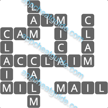 Wordscapes 10382 Mist 4 14 Master answer image answer