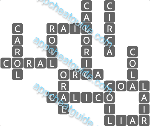 Wordscapes 10446 Calm 5 14 Master answer image answer