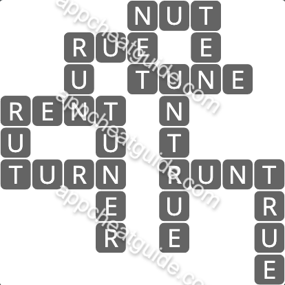 Wordscapes 105 Pass 9  Canyon answer image answer