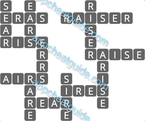 Wordscapes 10517 Shine 6 5 Master answer image answer