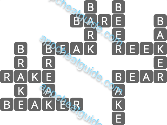 Wordscapes 10554 Cliff 3 10 Master answer image answer