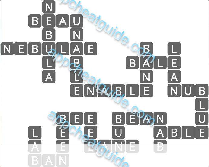 Wordscapes 10817 Sky 1 Master answer image answer