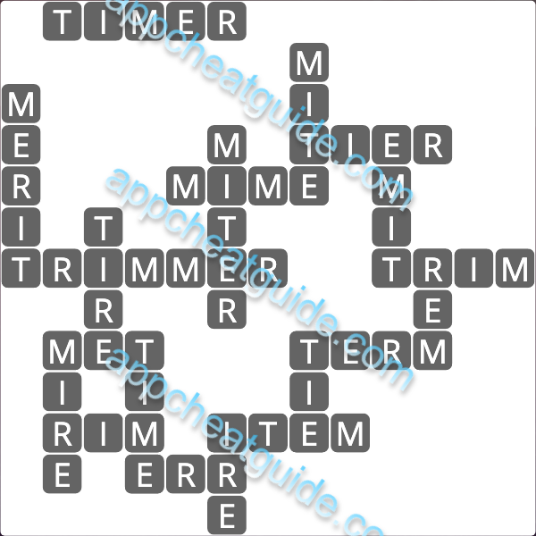 Wordscapes 10969 Pebble 4 9 Master answer image answer