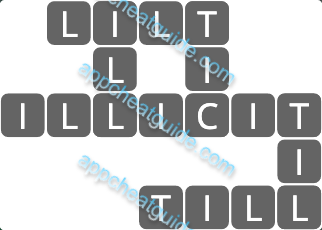 Wordscapes 11107 Thick 3 3 Master answer image answer