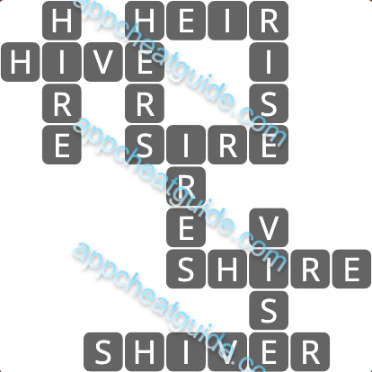 Wordscapes 11321 Rock 5 9 Master answer image answer