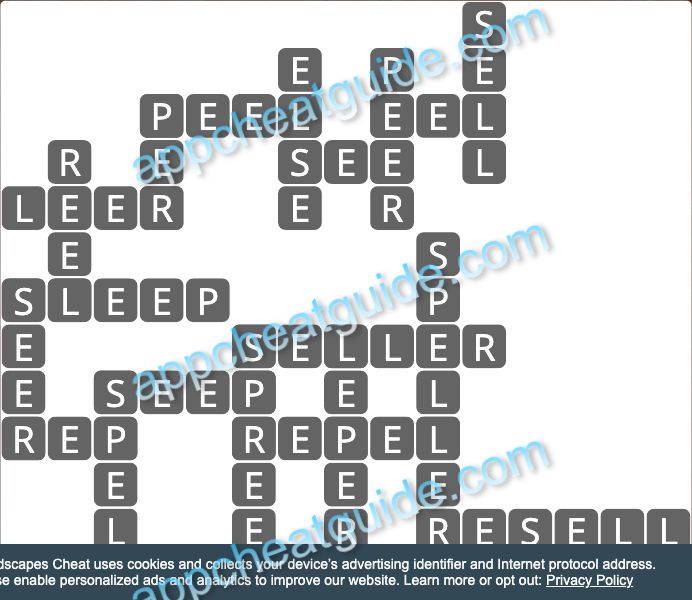 Wordscapes 11808 Crest 5 16 Master answer image answer