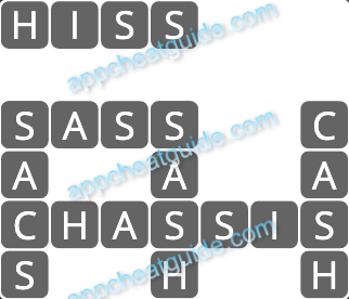 Wordscapes 11827 Seed 3 3 Master answer image answer