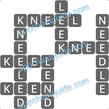 Wordscapes 11832 Seed 3 8 Master answer image answer