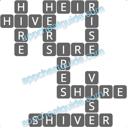 Wordscapes 11837 Seed 3 13 Master answer image answer