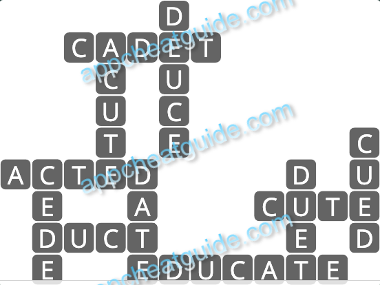 Wordscapes 11839 Seed 3 15 Master answer image answer