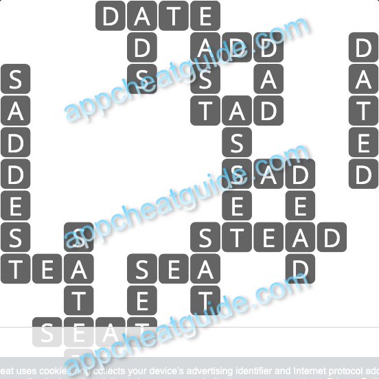 Wordscapes 12116 Crest 6 4 Master answer image answer