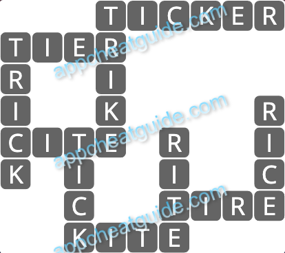 Wordscapes 12123 Crest 6 11 Master answer image answer