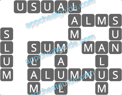 Wordscapes 12384 Glass 16 Master answer image answer