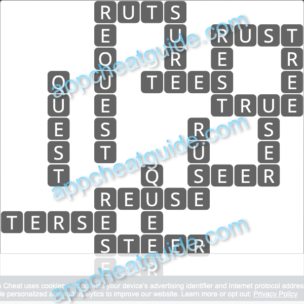 Wordscapes 12697 Below 5 9 Master answer image answer