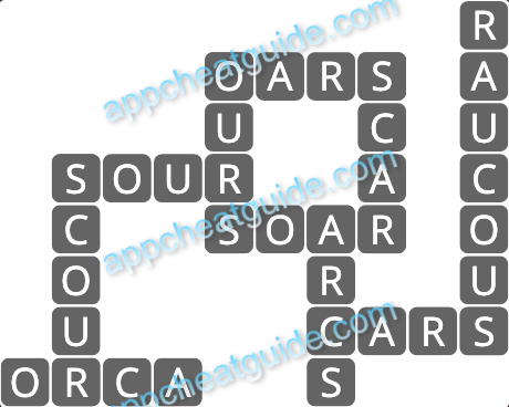 Wordscapes 12701 Below 5 13 Master answer image answer