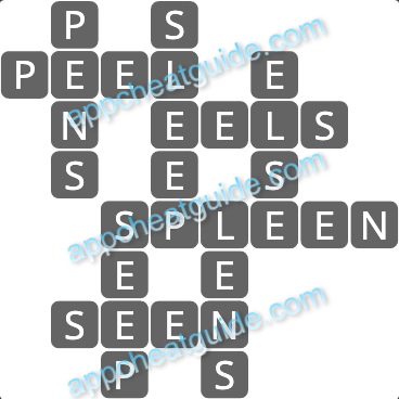 Wordscapes 12726 Brook 4 6 Master answer image answer