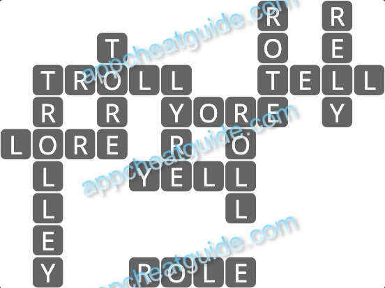 Wordscapes 12733 Brook 4 13 Master answer image answer