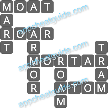 Wordscapes 12765 Brook 5 13 Master answer image answer