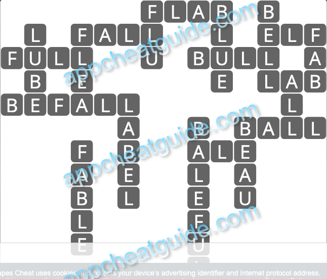 Wordscapes 12837 Mist 9 5 Master answer image answer