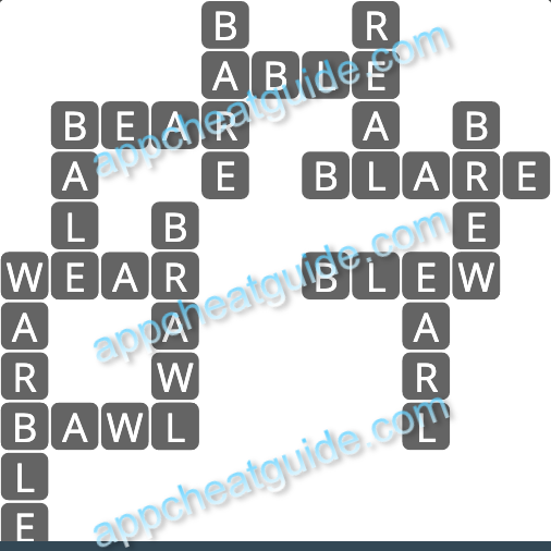 Wordscapes 12853 Curl 5 Master answer image answer