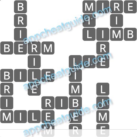 Wordscapes 12901 Bright 13 5 Master answer image answer