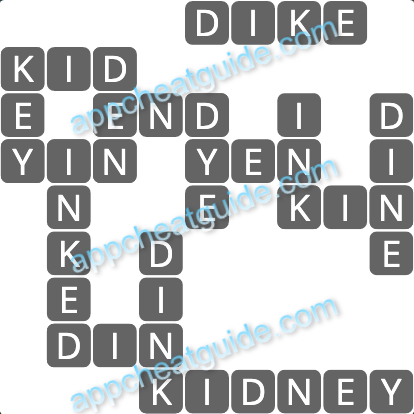 Wordscapes 12942 Depth 14 Master answer image answer