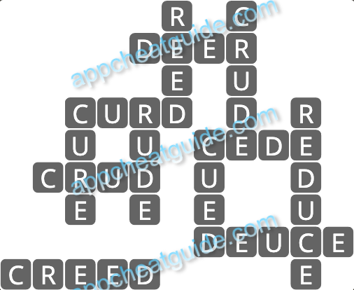 Wordscapes 12978 Toad 7 2 Master answer image answer