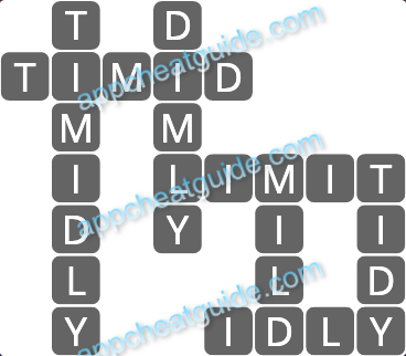 Wordscapes 12989 Toad 7 13 Master answer image answer