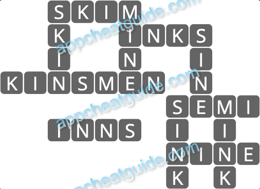 Wordscapes 13040 Pebble 6 16 Master answer image answer