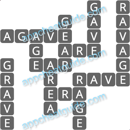 Wordscapes 13235 Ray 6 3 Master answer image answer