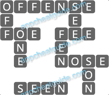 Wordscapes 13393 Bluff 3 1 Master answer image answer