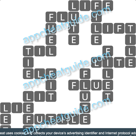 Wordscapes 13400 Bluff 3 8 Master answer image answer