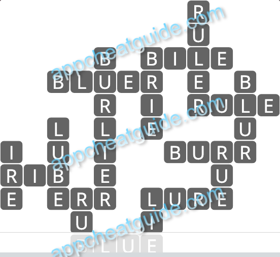 Wordscapes 13581 Ripple 13 Master answer image answer