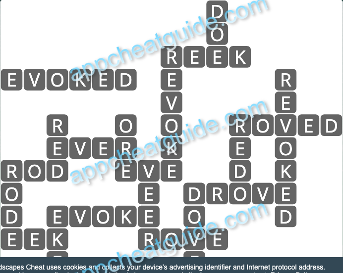 Wordscapes 13637 Chill 3 5 Master answer image answer