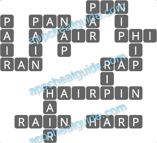 Wordscapes 13665 Pyre 4 1 Master answer image answer