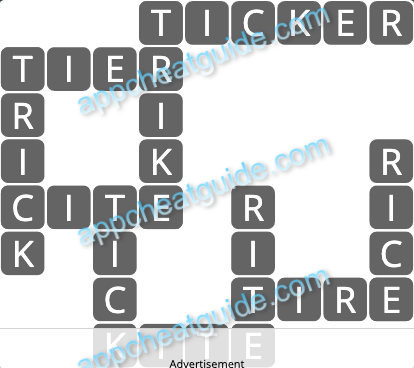 Wordscapes 13672 Pyre 4 8 Master answer image answer