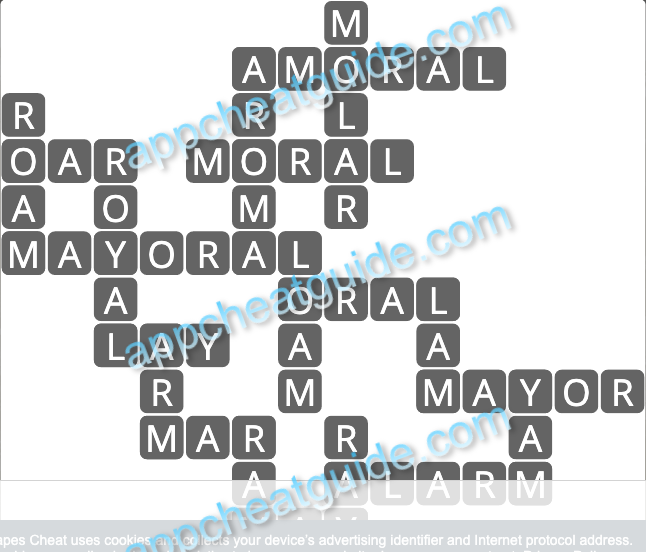 Wordscapes 14067 Fall 14 3 Master answer image answer