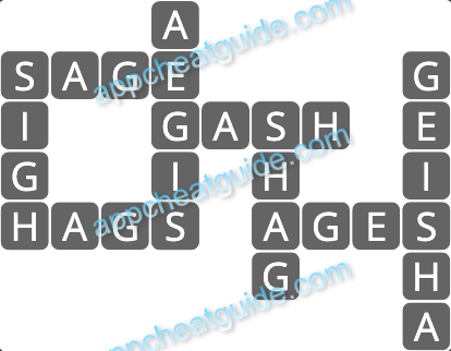 Wordscapes 14181 Crest 8 5 Master answer image answer