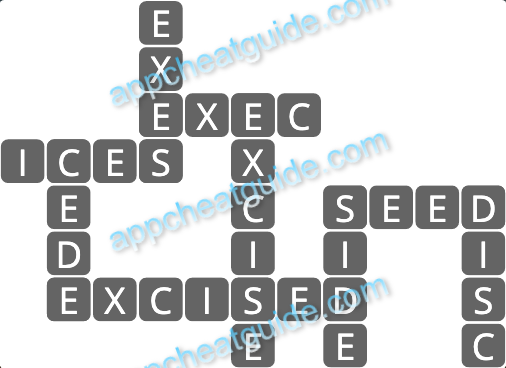 Wordscapes 14617 Hole 5 9 Master answer image answer