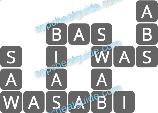 Wordscapes 14618 Hole 5 10 Master answer image answer