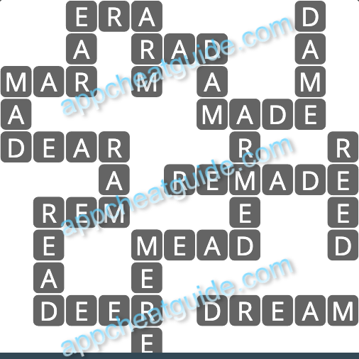 Wordscapes 14621 Hole 5 13 Master answer image answer