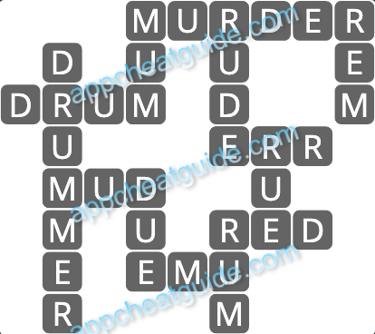 Wordscapes 14790 Brook 6 6 Master answer image answer