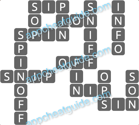 Wordscapes 14833 Mist 13 1 Master answer image answer