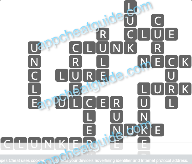 Wordscapes 14905 Mist 14 9 Master answer image answer