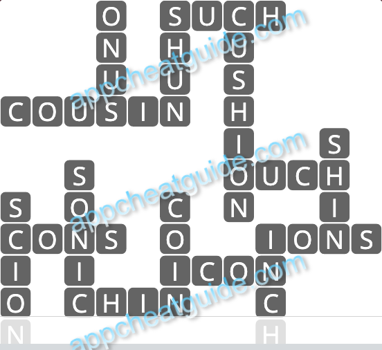 Wordscapes 15031 Pebble 7 7 Master answer image answer