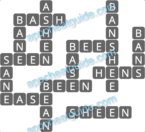 Wordscapes 15104 Pebble 8 16 Master answer image answer