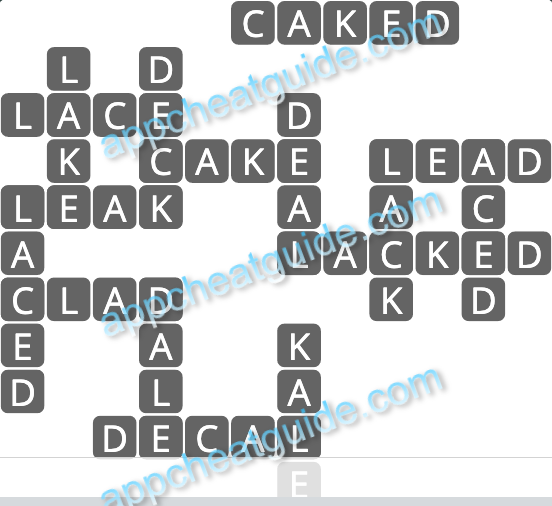 Wordscapes 15190 Cove 3 6 Master answer image answer