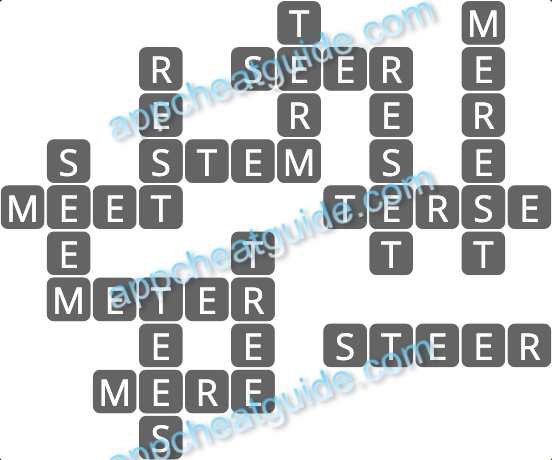 Wordscapes 15252 Blue 5 4 Master answer image answer