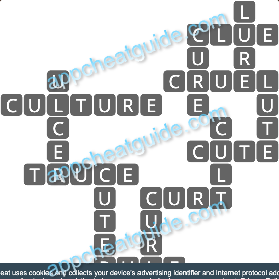 Wordscapes 15256 Blue 5 8 Master answer image answer